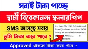 SVMCM Scholarship Amount Disbursed